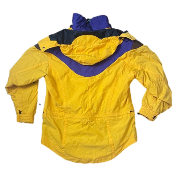 VINTAGE 90 Slalom Sports Ski Snowboarding Winter Full Zip Jacket Women's Size 10 - Picture 2 of 9